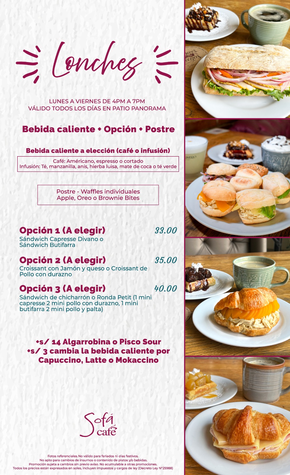 Lonches Sofá Café